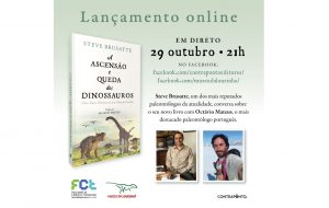 Lançamento online do livro “A Ascensão e Queda dos Dinossauros”